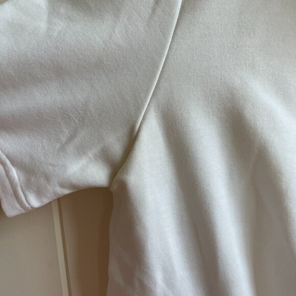 White Tee with Colorful Skull Patch - Picture 7 of 8